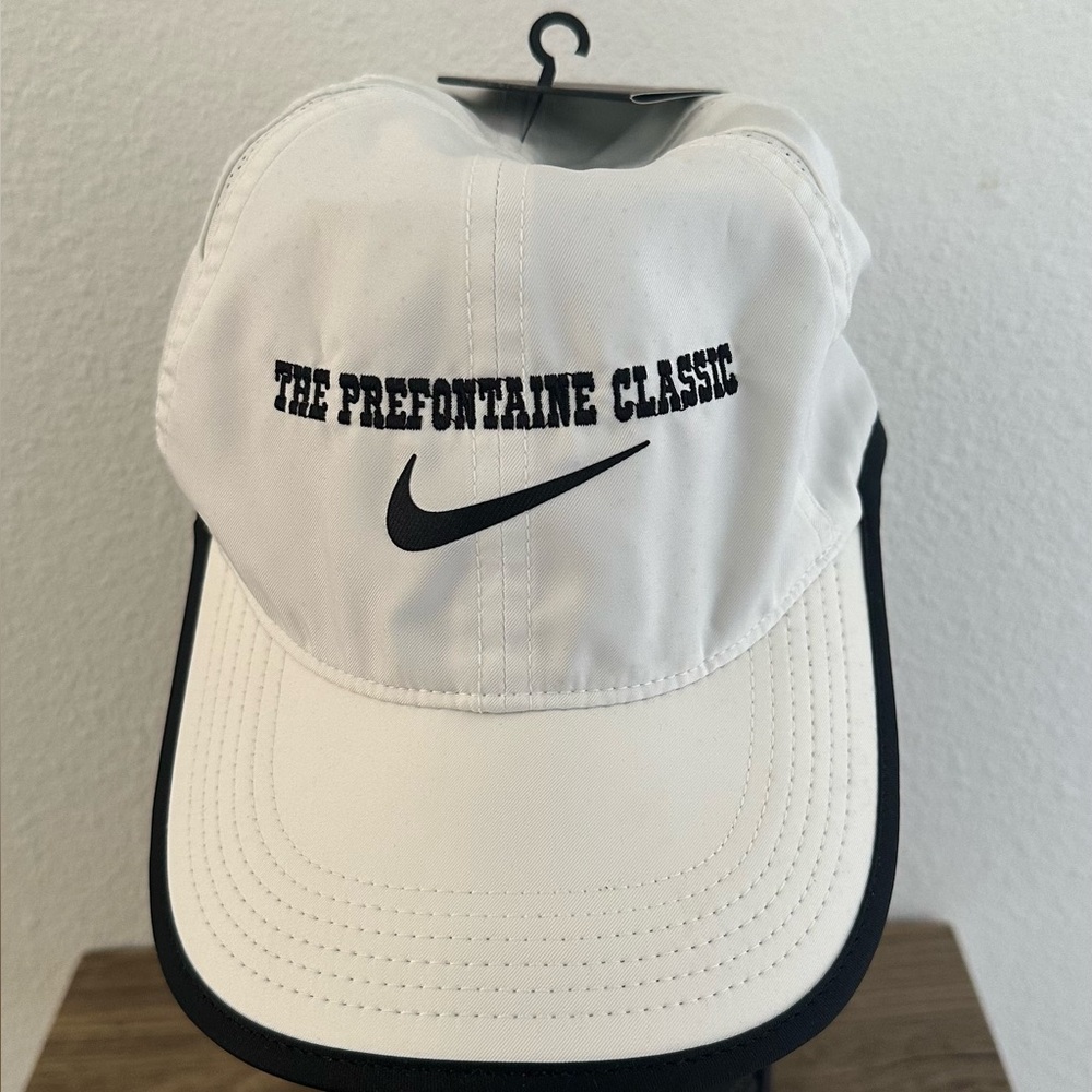 UNIQUE Prefontaine Classic Nike White Cap with Black Logo